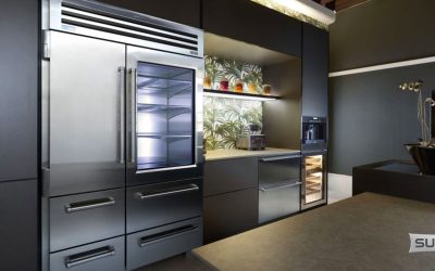 How do you know if the Sub-Zero fridge water filter needs replacement?